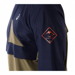 Anorak Asics Fujitrail Azul Marino Verde -365rider Ventas anorak asics fujitrail azul marino verde 4