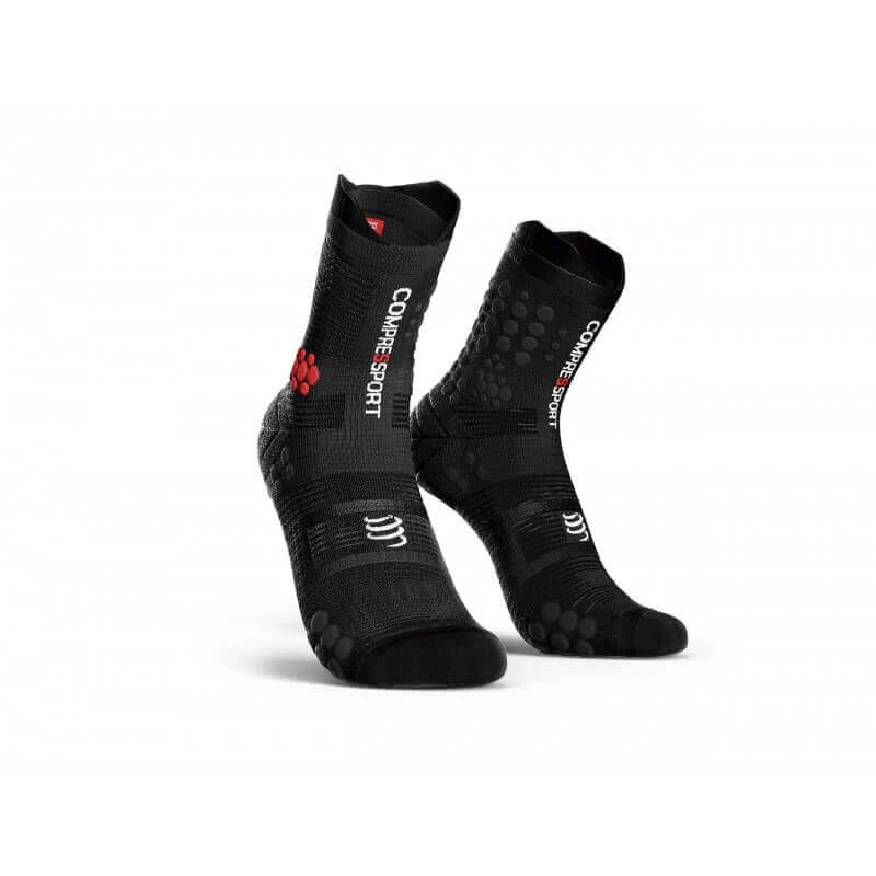 Calcetines Trail Compressport Pro V3 Negro 3 Calcetines Trail Compressport Pro V3 Negro