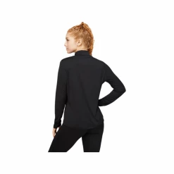 Camiseta Asics Core Zip Top Manga Larga Negro Mujer -365rider Ventas camiseta asics core zip top manga larga negro mujer 5