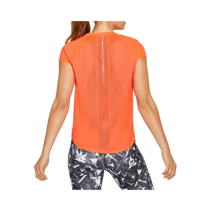 Camiseta Asics Future Tokyo Ventilate Manga Corta Naranja Mujer 5 Camiseta Asics Future Tokyo Ventilate Manga Corta Naranja Mujer - Imagen 3