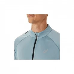 Camiseta Asics Icon 1/2 Zip Manga Larga Gris -365rider Ventas camiseta asics icon 12 zip manga larga gris 5