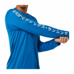 Camiseta Asics Katakana Manga Larga Azul -365rider Ventas camiseta asics katakana manga larga azul 2
