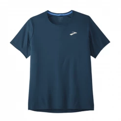 Camiseta Brooks Atmosphere Manga Corta Azul Marino
