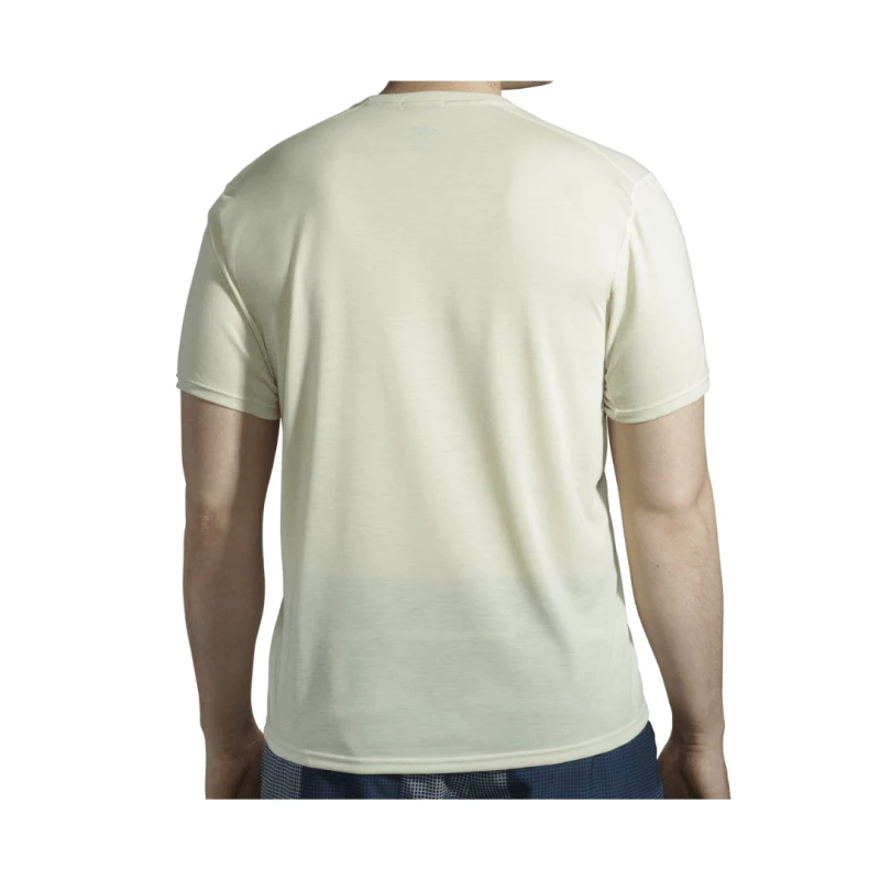 Camiseta Brooks Distance Manga Corta Blanco Roto 6 Camiseta Brooks Distance Manga Corta Blanco Roto - Imagen 4