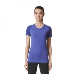 Camiseta Maga Corta Adidas Técnica Primeknit Wool Mujer Azul -365rider Ventas camiseta maga corta adidas tecnica primeknit wool mujer azul 2