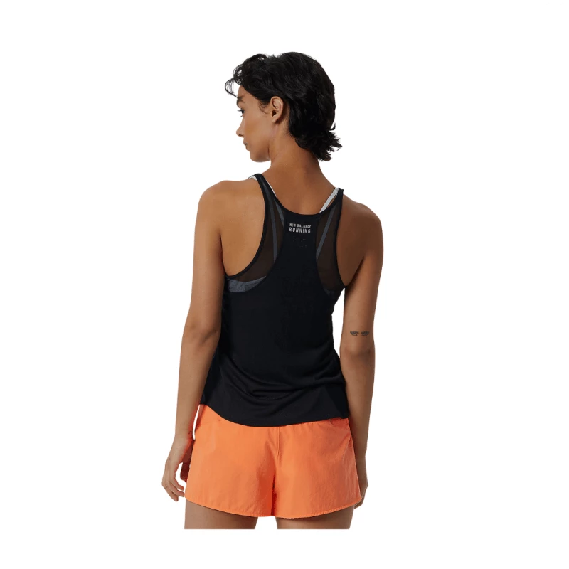 Camiseta New Balance Sin Mangas Impact Run Negro Mujer 5 Camiseta New Balance Sin Mangas Impact Run Negro Mujer - Imagen 3
