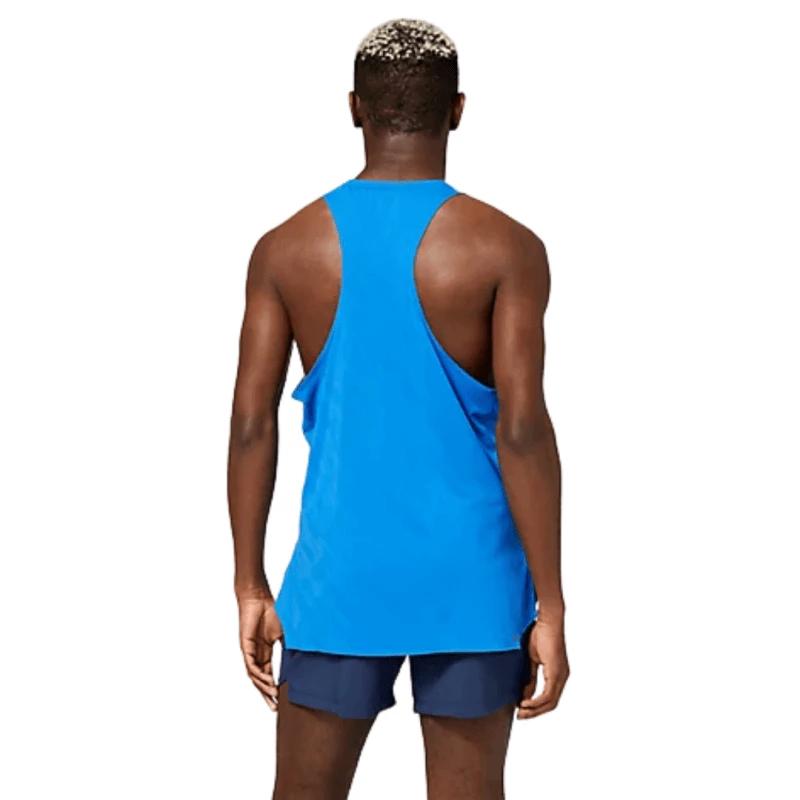 Camiseta Sin Mangas New Balance Q Speed Singlet Azul 5 Camiseta Sin Mangas New Balance Q Speed Singlet Azul - Imagen 3