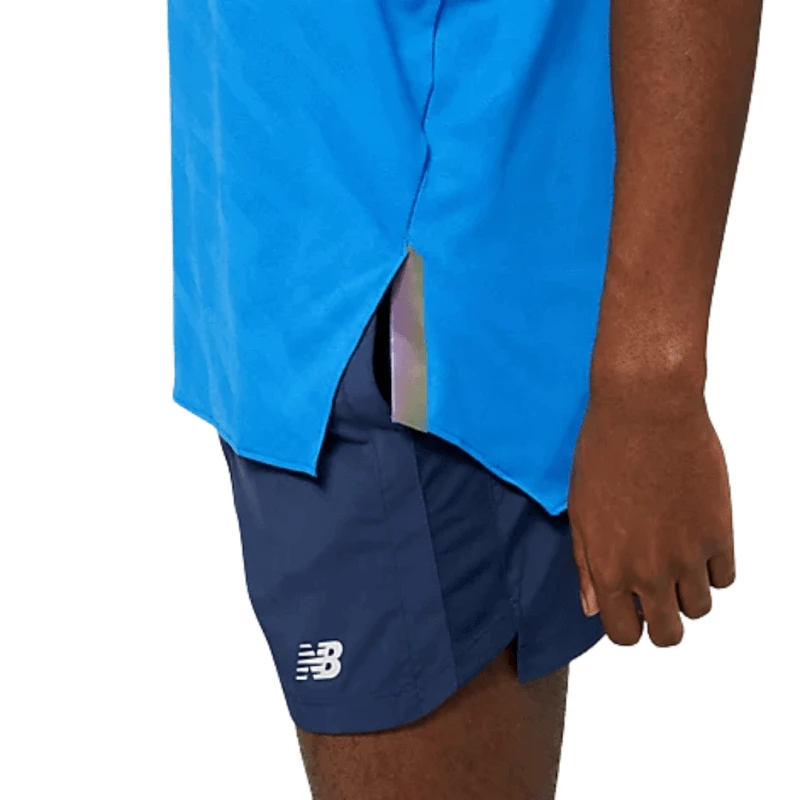 Camiseta Sin Mangas New Balance Q Speed Singlet Azul 6 Camiseta Sin Mangas New Balance Q Speed Singlet Azul - Imagen 4