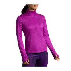 Chaqueta Brooks Dash 1/2 Zip Morado Mujer -365rider Ventas chaqueta brooks dash 12 zip morado mujer 2