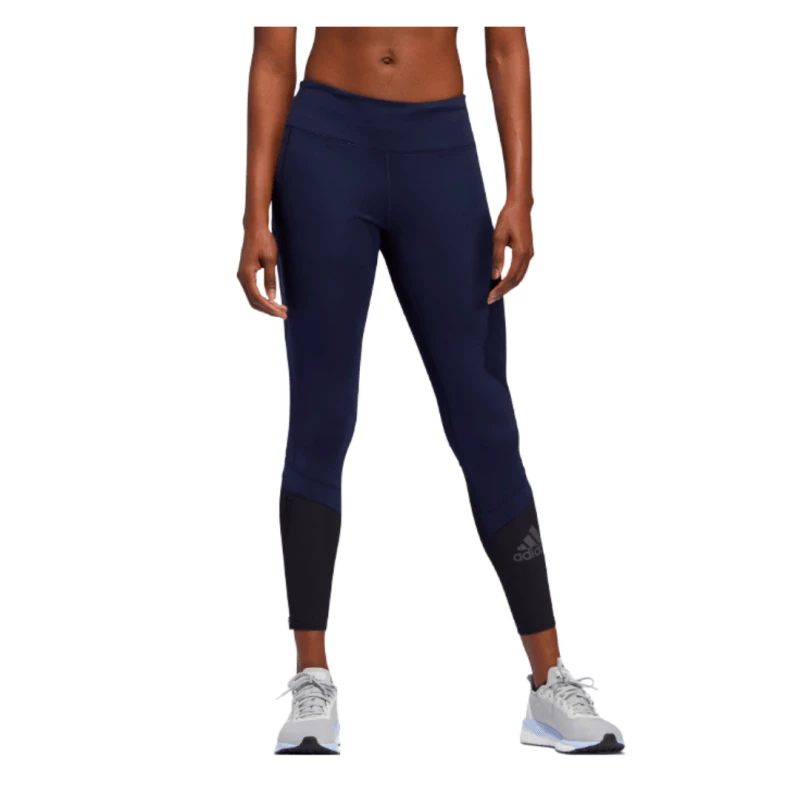 Mallas Adidas How We Go Tight Azul Negro Mujer 5 Mallas Adidas How We Go Tight Azul Negro Mujer - Imagen 3