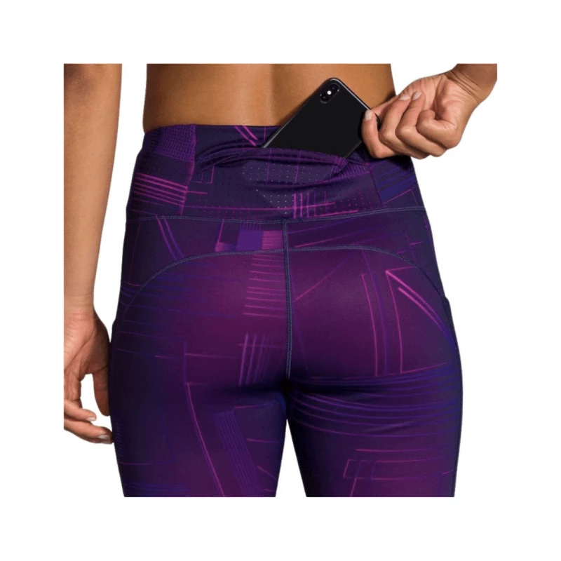 Mallas Brooks Method 7/8 Morado Mujer 6 Mallas Brooks Method 7/8 Morado Mujer - Imagen 4