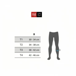 Medias Compresión Compressport R2V2 Negro -365rider Ventas medias compresion compressport r2v2 negro 2