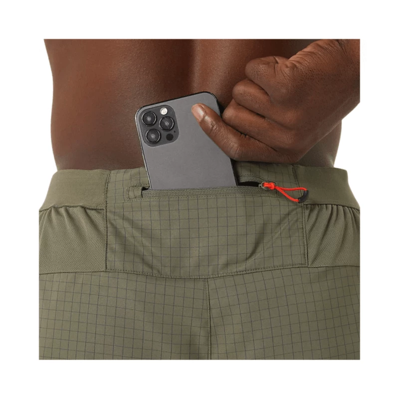 Pantalón Corto Asics Fujitrail Verde 8 Pantalón Corto Asics Fujitrail Verde - Imagen 6