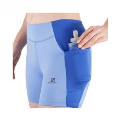 Pantalón Corto Salomon Cross Run 5" Azul Mujer -365rider Ventas pantalon corto salomon cross run 5 azul mujer 2