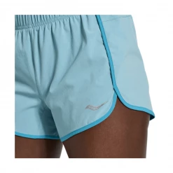 Pantalón Corto Saucony Outpace 3 Celeste Mujer -365rider Ventas pantalon corto saucony outpace 3 celeste mujer 2
