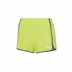 Pantalón Corto Saucony Outpace 3" Verde Azul Mujer