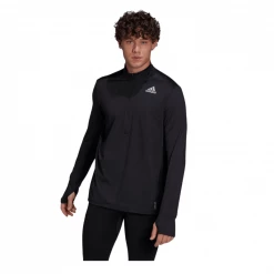 Sudadera Adidas Own The Run 1/2 ZIP Negro -365rider Ventas sudadera adidas own the run 12 zip negro 1