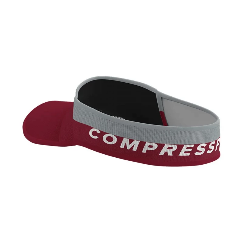 Visera Compressport Ultralight Granate Gris 8 Visera Compressport Ultralight Granate Gris - Imagen 6