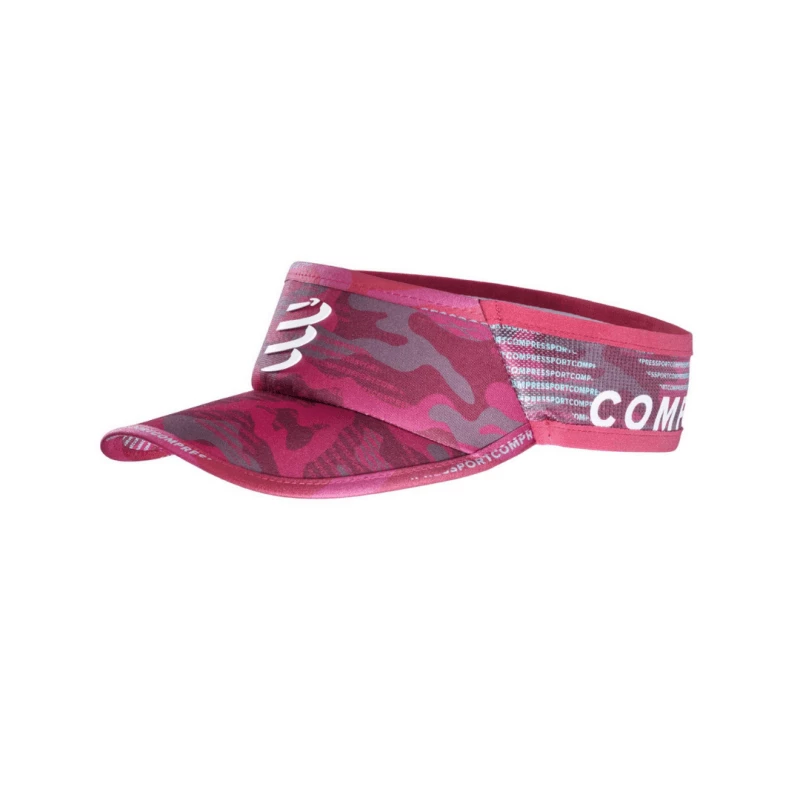 Visor Compressport Ultralight Camo Neon 2020 Rojo 3 Visor Compressport Ultralight Camo Neon 2020 Rojo