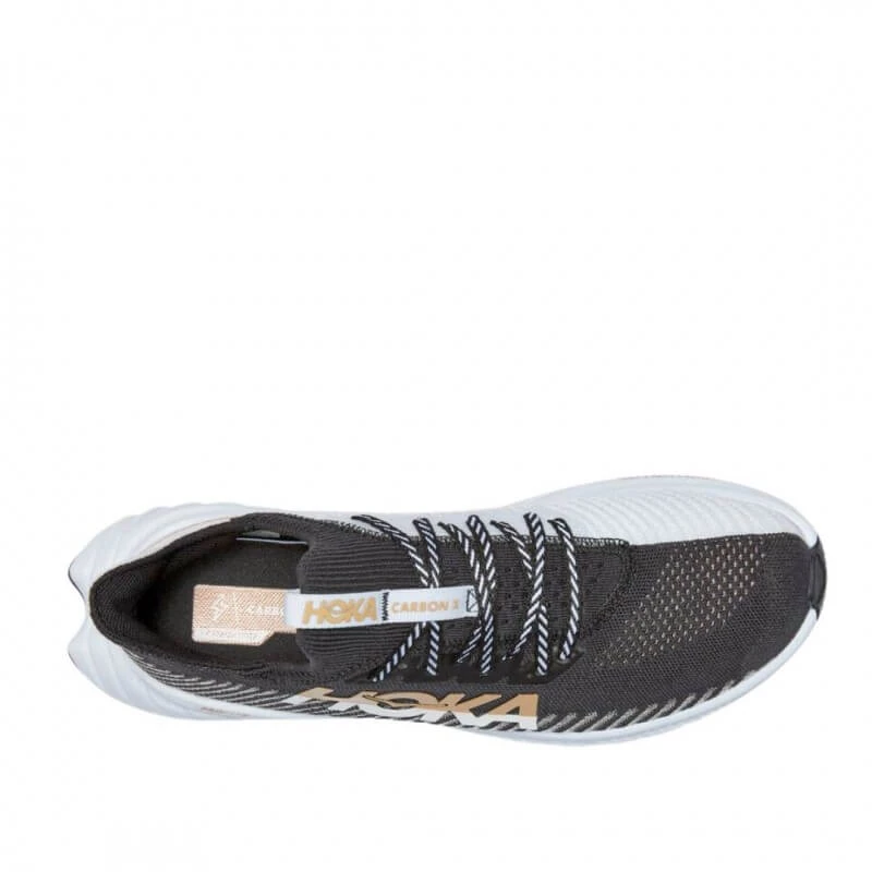 Zapatilla Hoka One One Carbon X 3 Negro Blanco AW22 6 Zapatilla Hoka One One Carbon X 3 Negro Blanco AW22 - Imagen 4