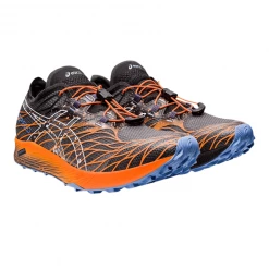 Zapatillas Asics Fujispeed Negro Naranja SS22 -365rider Ventas zapatillas asics fujispeed negro naranja ss22 1