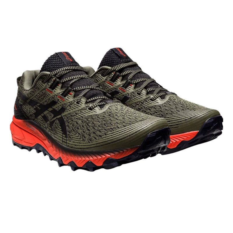 Zapatillas Asics Gel Trabuco 10 Negro Verde Rojo AW22 5 Zapatillas Asics Gel Trabuco 10 Negro Verde Rojo AW22 - Imagen 3
