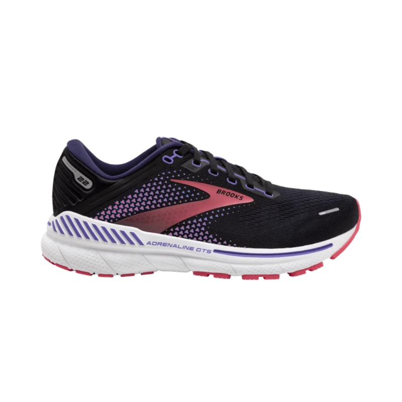 Zapatillas Brooks Adrenaline GTS 22 Ancho Especial Morado Coral Negro Mujer SS22 3 Zapatillas Brooks Adrenaline GTS 22 Ancho Especial Morado Coral Negro Mujer SS22