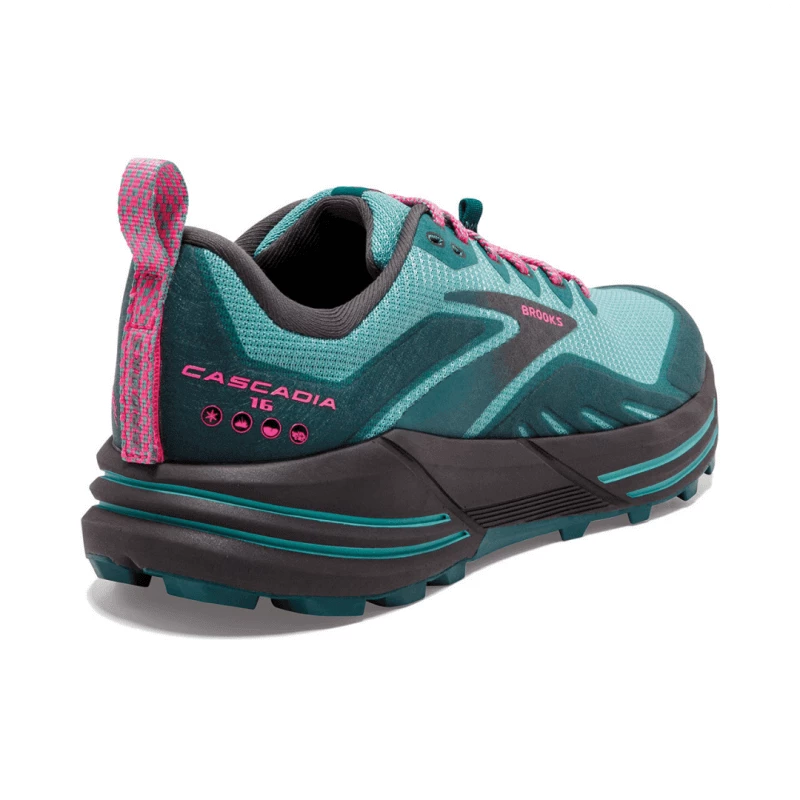 Zapatillas Brooks Cascadia 16 Azul Rosa Mujer SS22 6 Zapatillas Brooks Cascadia 16 Azul Rosa Mujer SS22 - Imagen 4