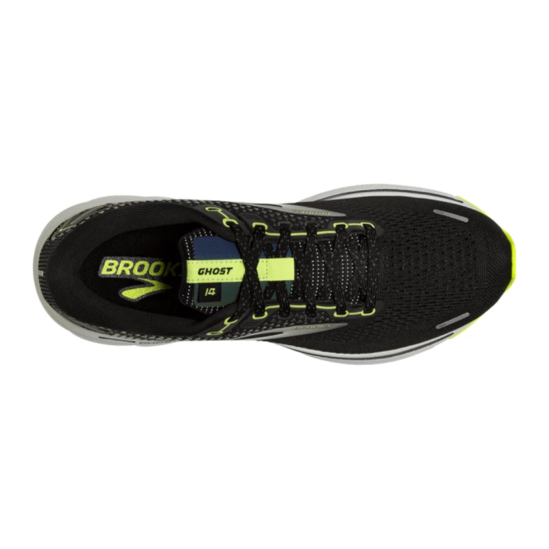 Zapatillas Brooks Ghost 14 Negro Amarillo AW21 7 Zapatillas Brooks Ghost 14 Negro Amarillo AW21 - Imagen 5