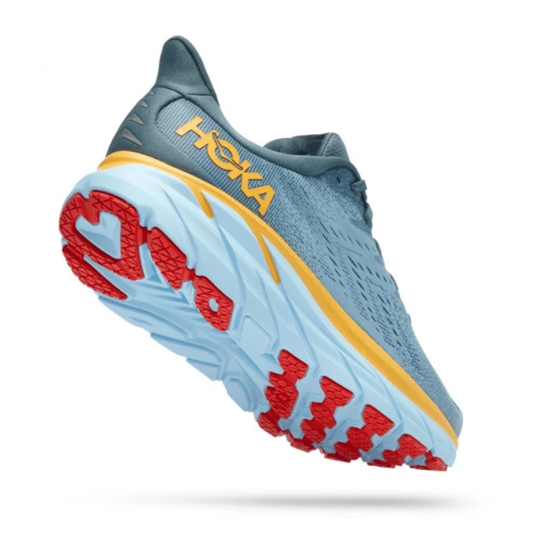 Zapatillas Hoka One One Clifton 8 Wide Azul Naranja AW22 4 Zapatillas Hoka One One Clifton 8 Wide Azul Naranja AW22 - Imagen 2
