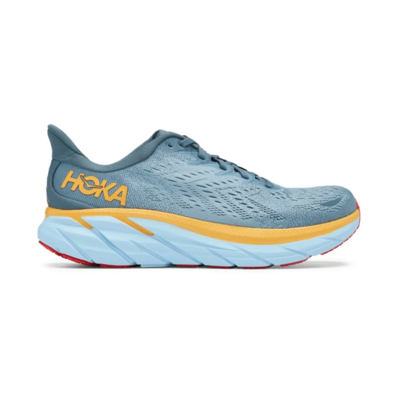 Zapatillas Hoka One One Clifton 8 Wide Azul Naranja AW22 7 Zapatillas Hoka One One Clifton 8 Wide Azul Naranja AW22 - Imagen 5