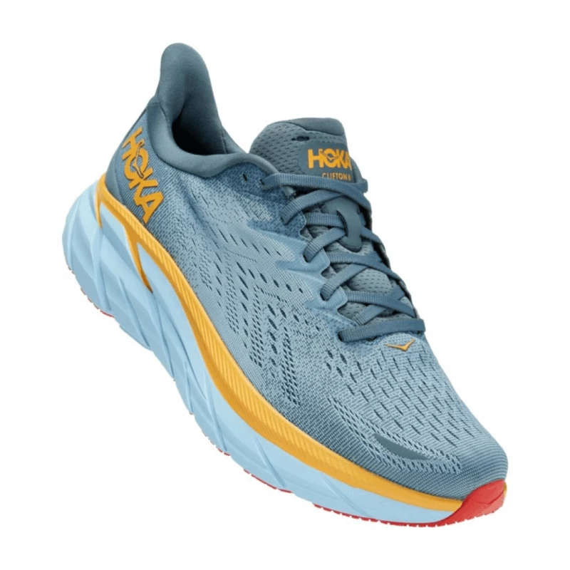 Zapatillas Hoka One One Clifton 8 Wide Azul Naranja AW22 3 Zapatillas Hoka One One Clifton 8 Wide Azul Naranja AW22