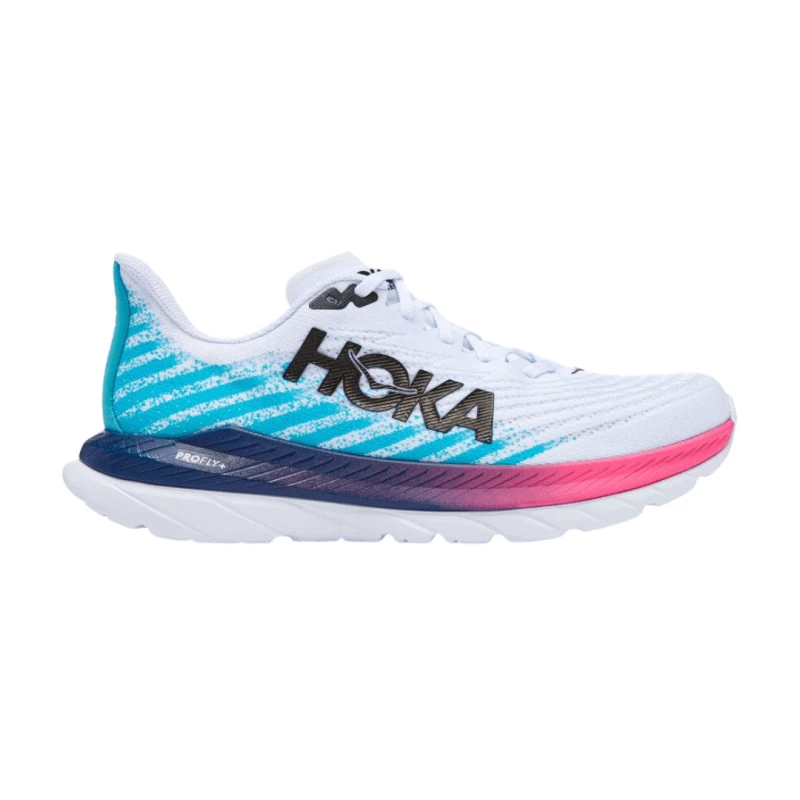 Zapatillas Hoka One One Mach 5 Blanco Azul AW 22 Mujer 5 Zapatillas Hoka One One Mach 5 Blanco Azul AW 22 Mujer - Imagen 3