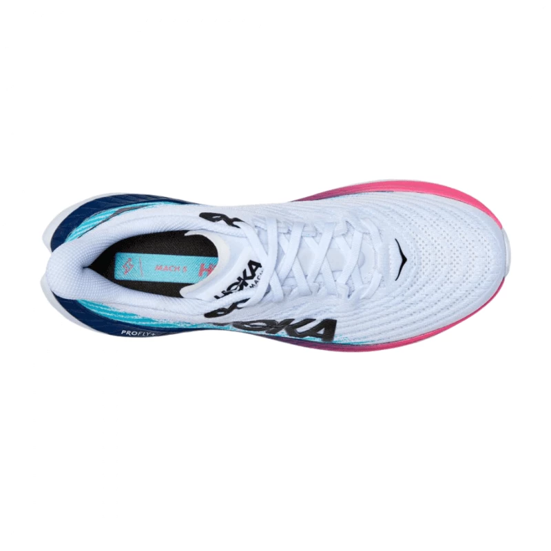 Zapatillas Hoka One One Mach 5 Blanco Azul AW 22 Mujer 7 Zapatillas Hoka One One Mach 5 Blanco Azul AW 22 Mujer - Imagen 5