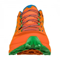 Zapatillas La Sportiva Jackal Naranja Azul Eléctrico SS22 -365rider Ventas zapatillas la sportiva jackal naranja azul electrico ss22 3