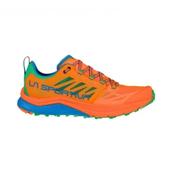 Zapatillas La Sportiva Jackal Naranja Azul Eléctrico SS22 -365rider Ventas zapatillas la sportiva jackal naranja azul electrico ss22 4