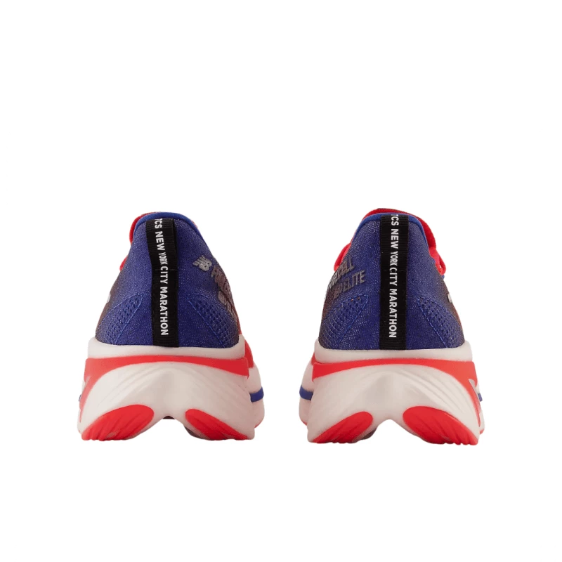 Zapatillas New Balance FuelCell SC Elite V3 NYC Maratón Rojo Azul AW22 7 Zapatillas New Balance FuelCell SC Elite V3 NYC Maratón Rojo Azul AW22 - Imagen 5