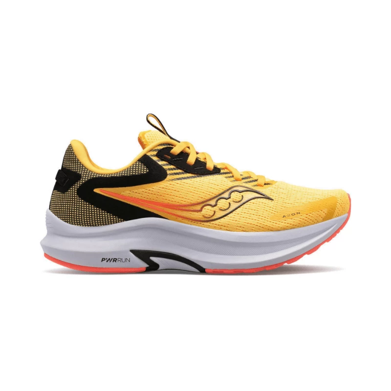 Zapatillas Saucony Axon 2 Amarillo Negro Mujer SS22 3 Zapatillas Saucony Axon 2 Amarillo Negro Mujer SS22