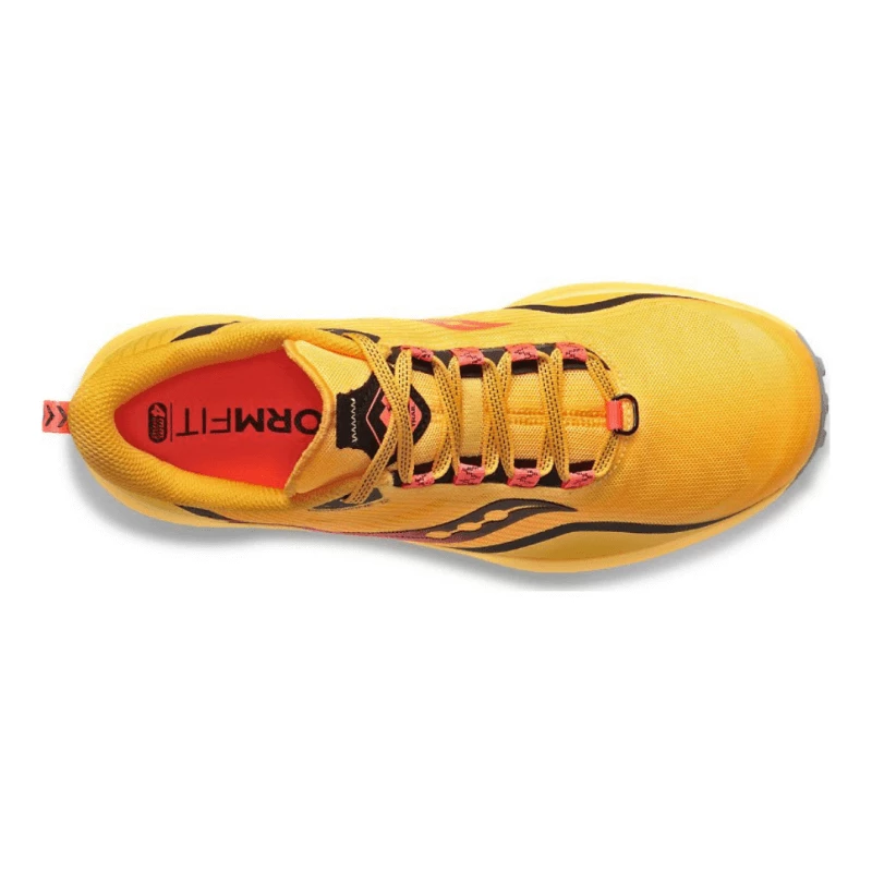 Zapatillas Saucony Peregrine 12 Amarillo Negro SS22 Mujer 5 Zapatillas Saucony Peregrine 12 Amarillo Negro SS22 Mujer - Imagen 3